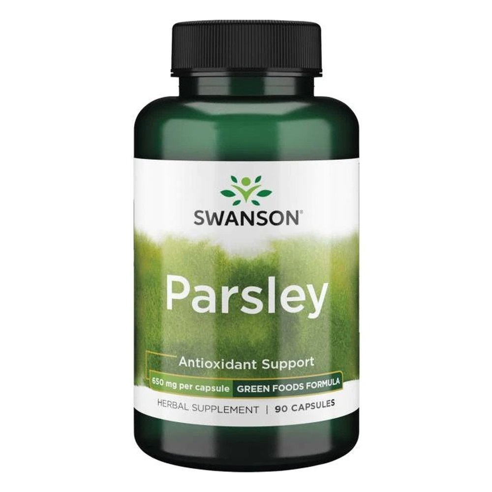 Swanson Parsley 650mg to Support Your Diet in Capsules 90 Capsules