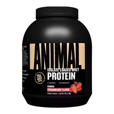 Animal Animal Whey Strawberry Flavoured Protein Powder For Muscle Mass Building 2300g