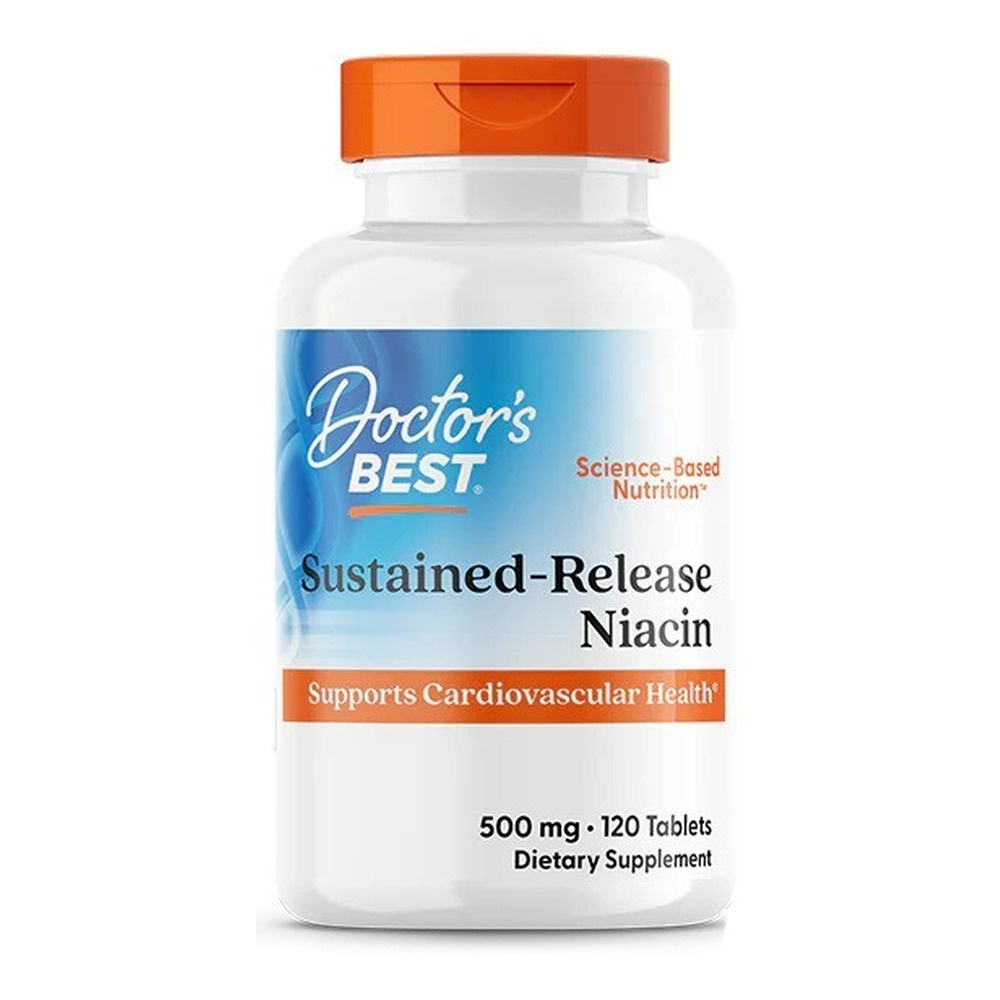 Time-release Niacin with niaXtend, 500mg - 120 tablets