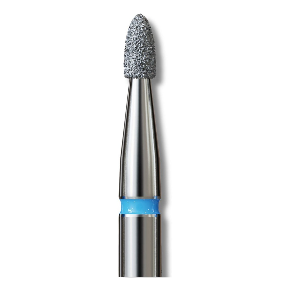 IQ Nails Diamond Nail Drill Bit Flame Shaped Medium Fine 1.6mm For Manicure And Pedicure 257.524.016 1 Piece