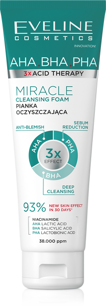 Eveline Acid Therapy Cleansing Foam for Problematic Skin 140ml