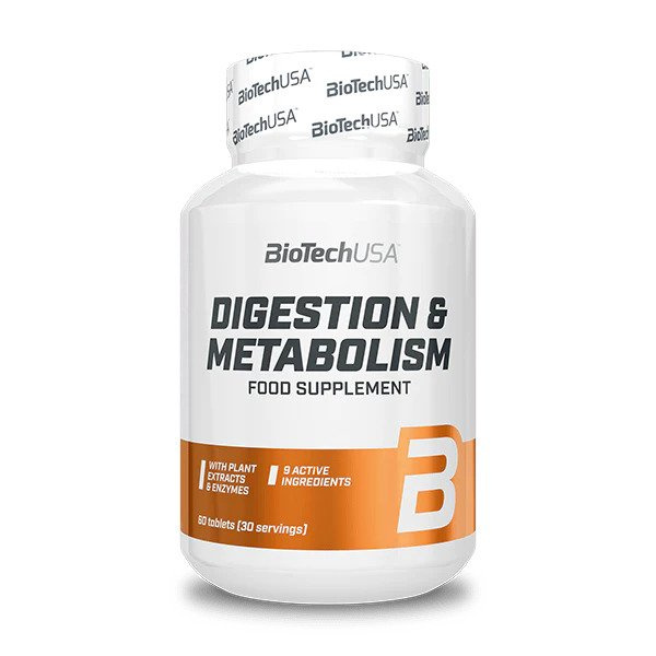 BioTechUSA Digestion & Metabolism Supplement for Digestion and Metabolism 60 Tablets