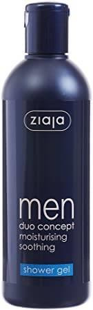 Ziaja Men Duo Concept Vegan Moisturizing Soothing Shower Gel for All Skin Types 300ml