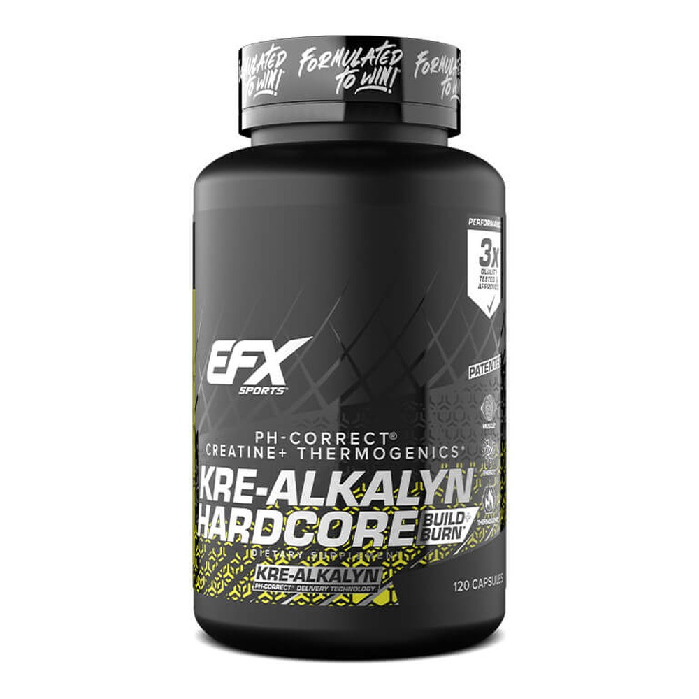 EFX Sports Kre-Alkalyn Hardcore 120 Capsules