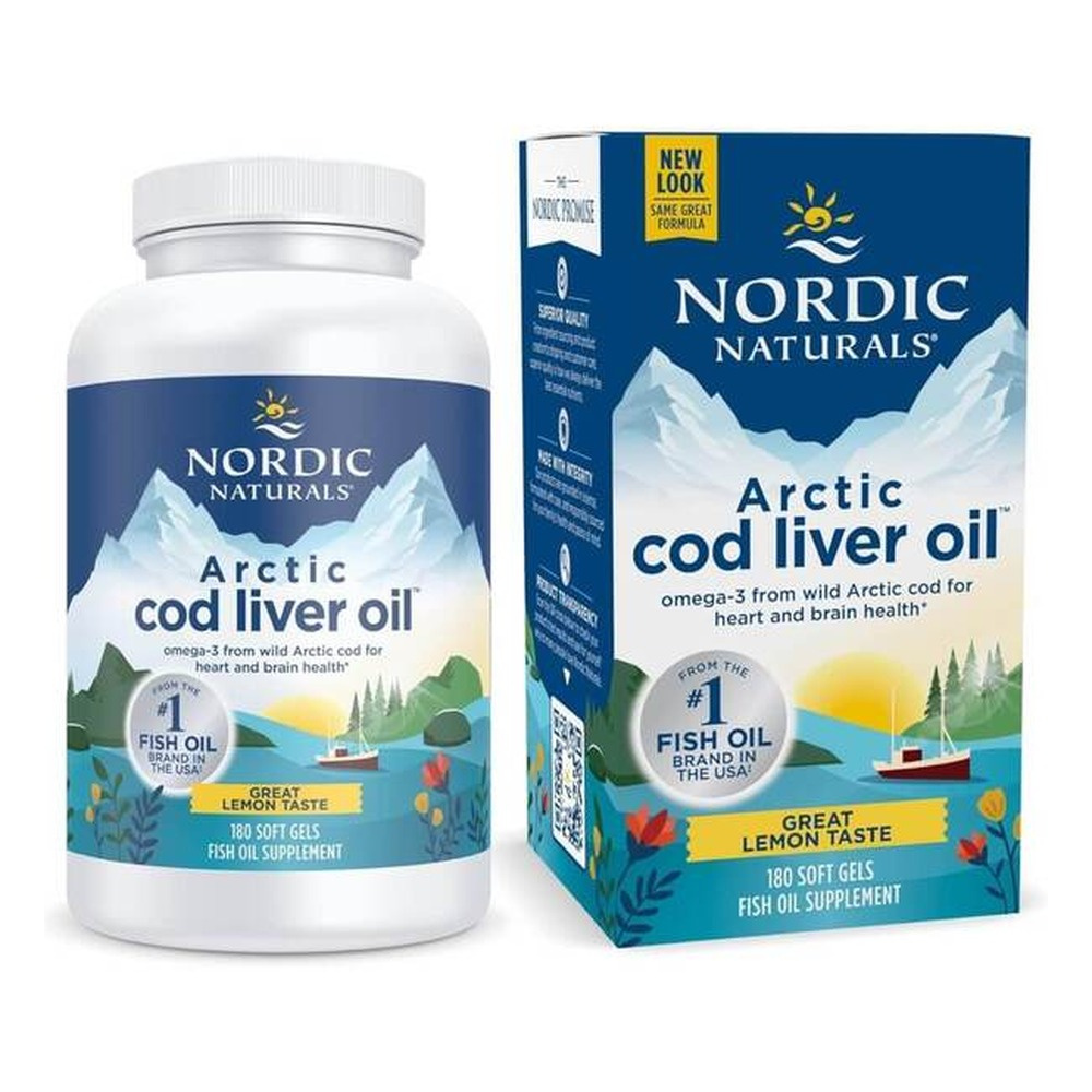 Arctic Cod Liver Oil, 750mg Lemon (EAN 768990891304) - 180 softgels