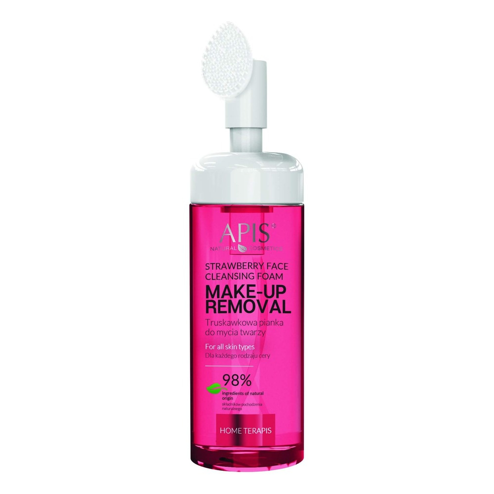 Apis Strawberry Strawberry Facial Cleansing Foam for All Skin Types for Day and Night 150ml