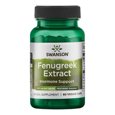Swanson Fenugreek Extract 300mg for Sugar Balance & Digestion 60 Vcapsules