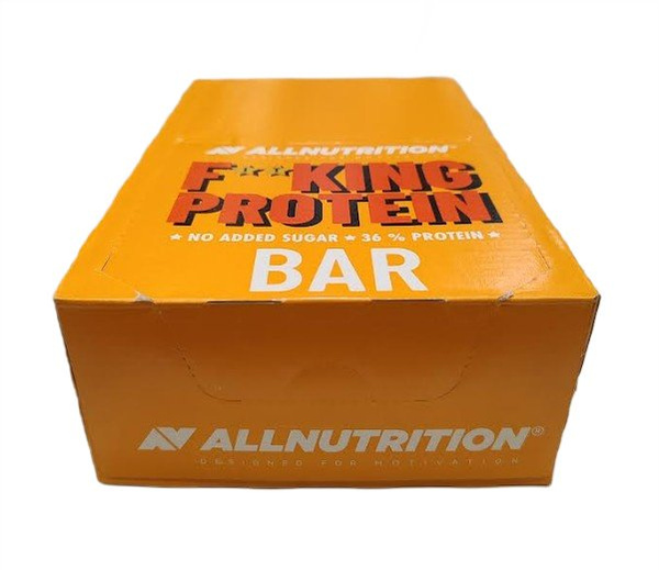 Allnutrition Fitking Delicious Protein Bar Caramel Peanut a High Protein Snack 15x55g