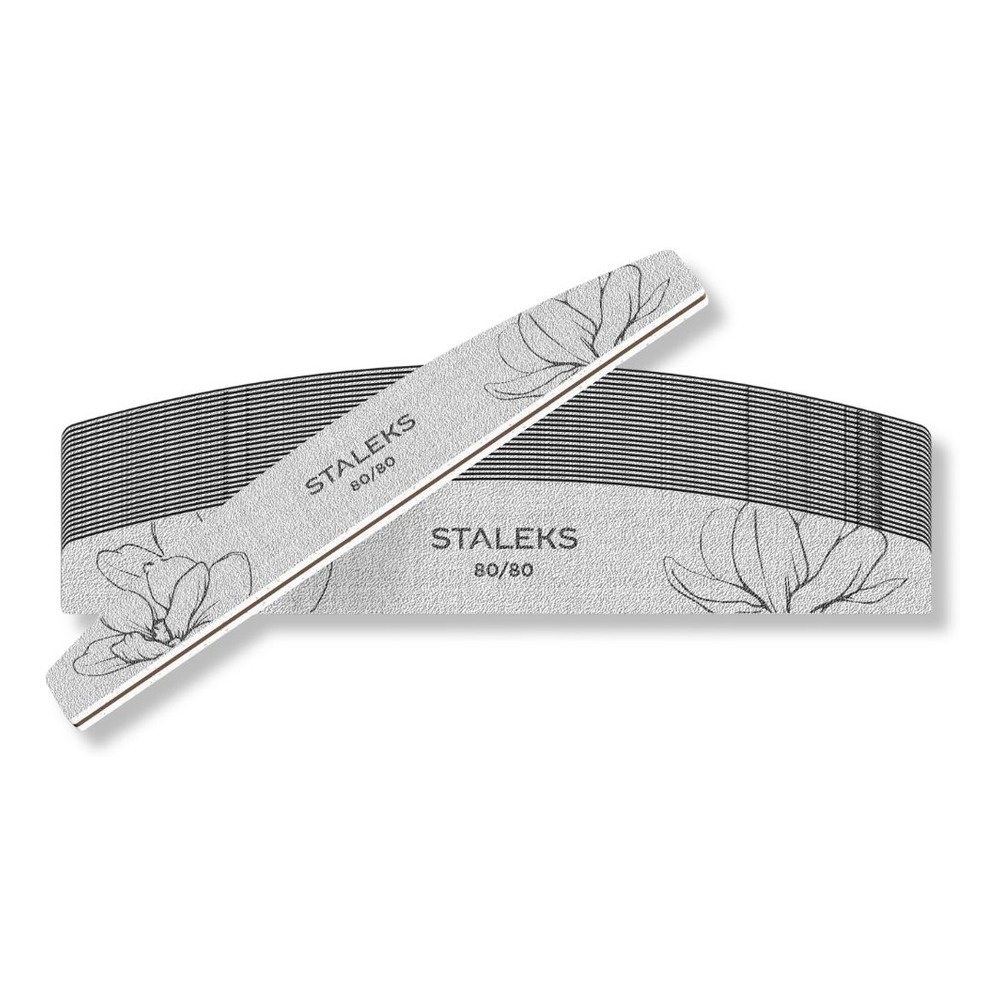 Staleks Smart 40 Crescent Mineral Nail Files 80/80 Grit 25 pcs