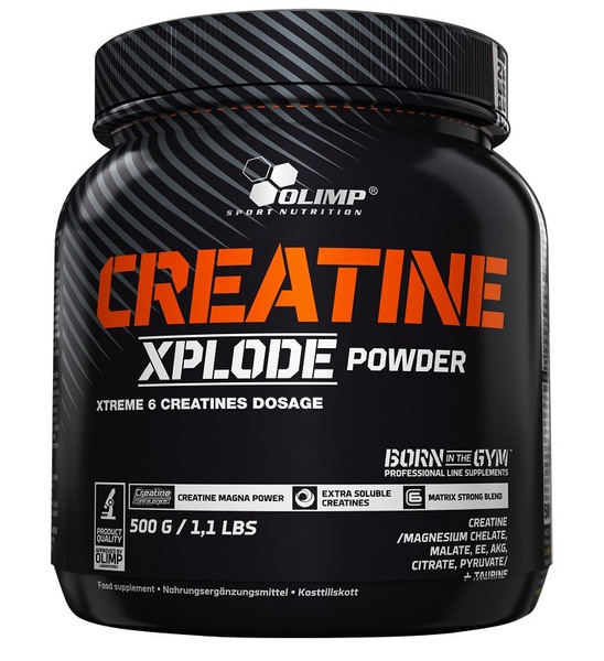Olimp Creatine Xplode Orange Creatine Complex for Strength and Performance 500g
