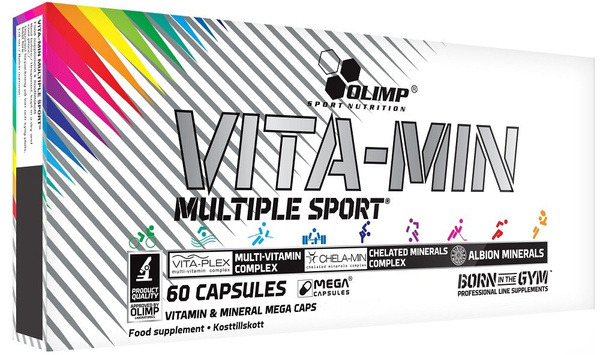Olimp Vita-Min Multiple Sport Vitamins and Minerals for Athletes 60 Capsules