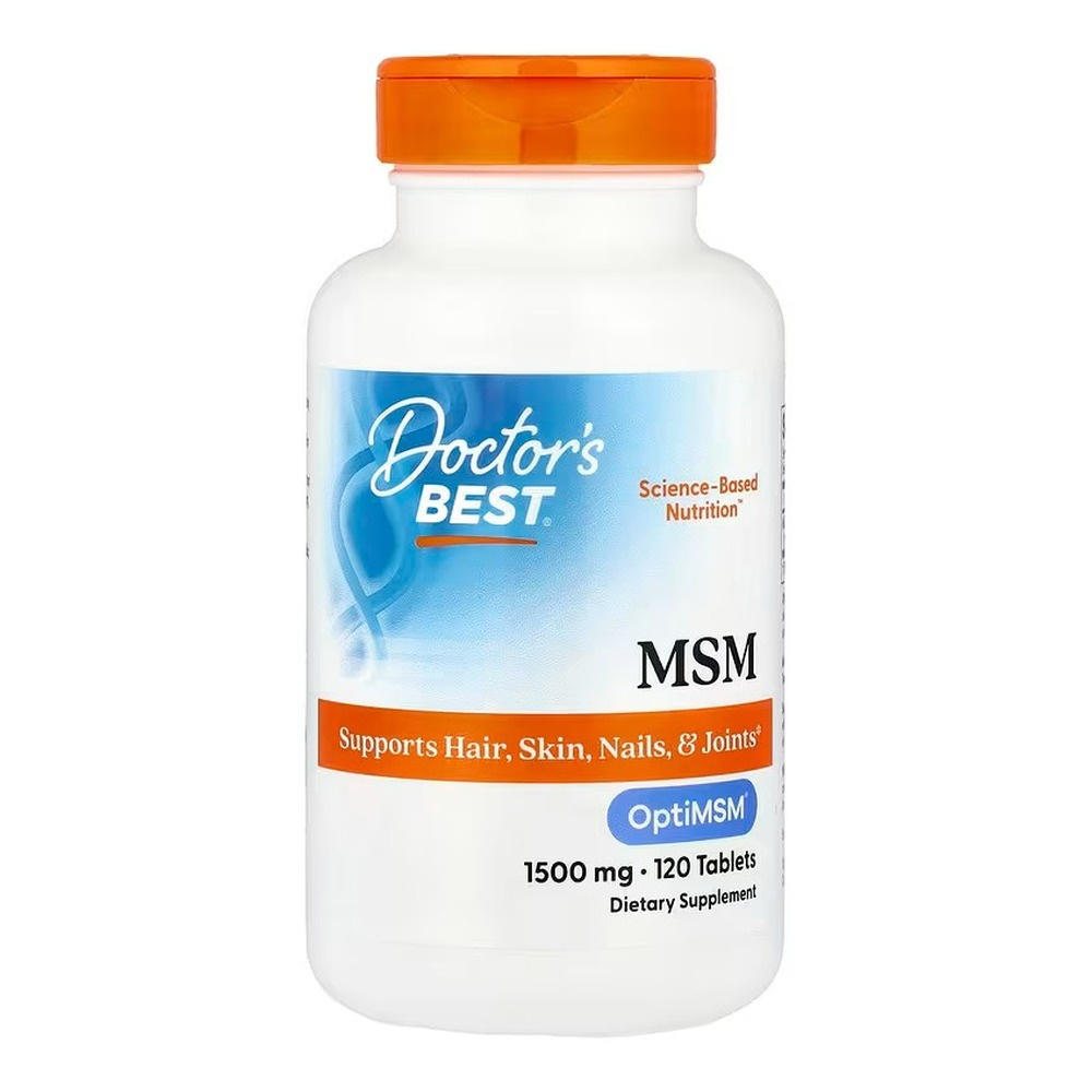 MSM with OptiMSM Vegan, 1500mg - 120 tablets