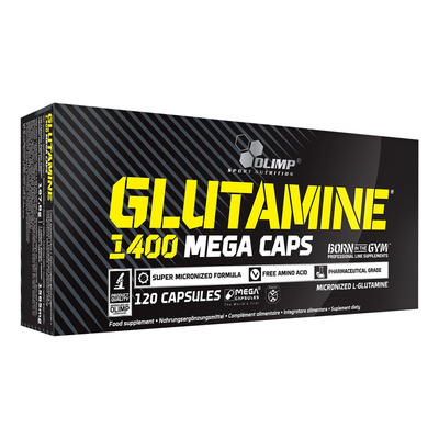 Glutamine Mega Caps - 120 caps