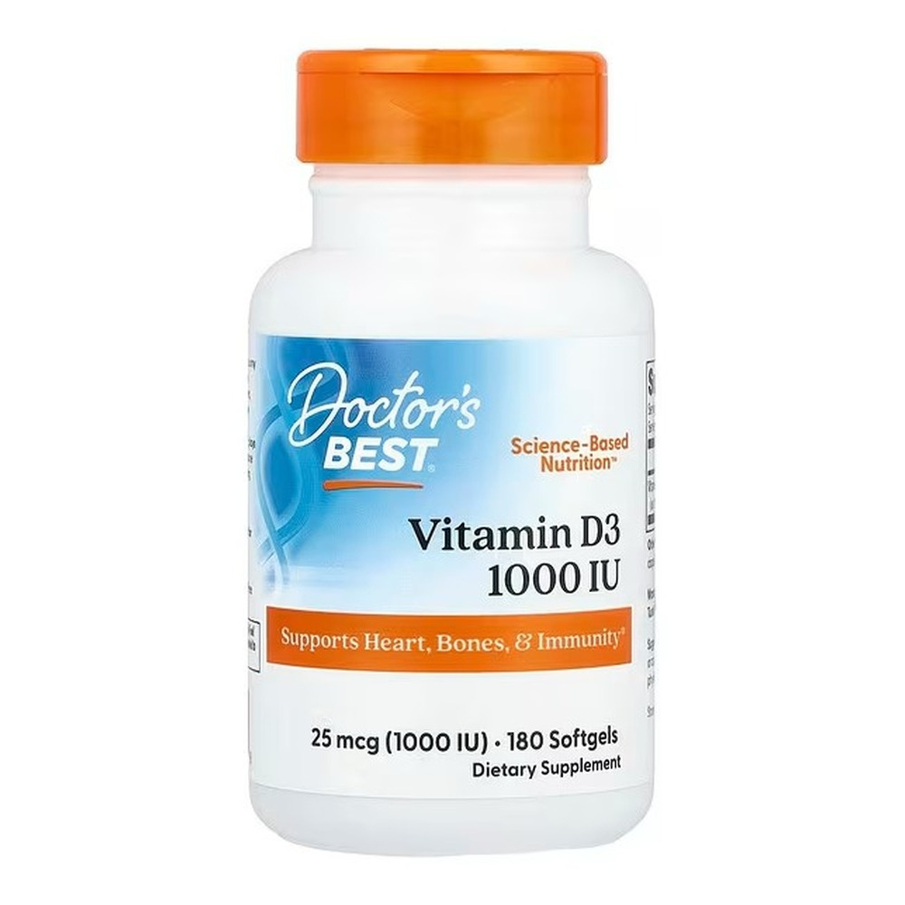 Vitamin D3, 1000 IU - 180 softgels
