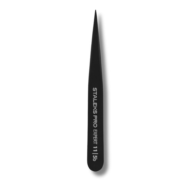 Staleks Expert 11 Type 5b Eyebrow Tweezers Point Tip 1pc
