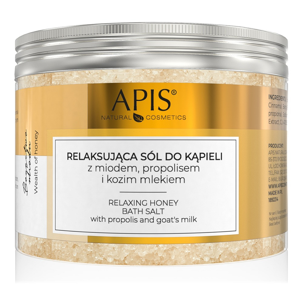 Apis Relaxing Bath Salt with Honey and Turmeric 650g