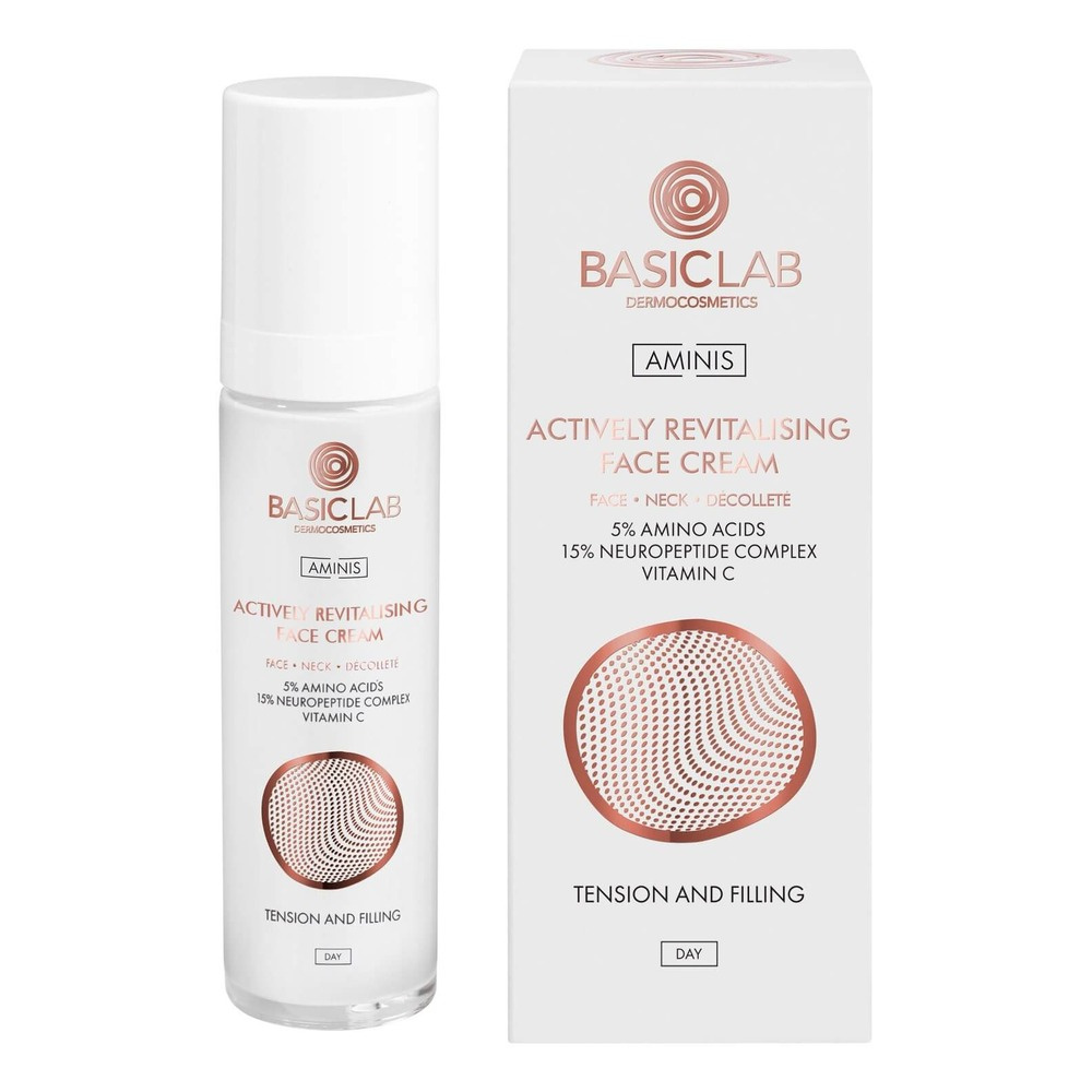 BasicLab Actively Revitalizing Cream Tension and Filling for Day 50ml