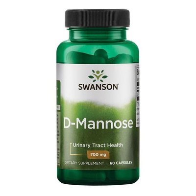 Swanson D-Mannose 700mg for Urinary Tract Support 60 Capsules