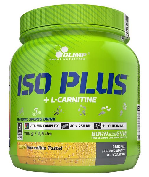 Olimp Iso Plus Orange Isotonic Drink Powder for Hydration and Endurance 700g