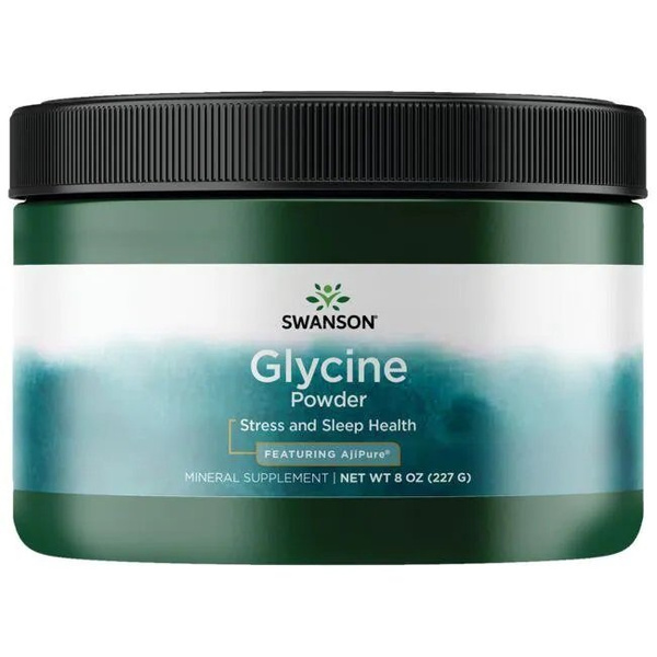 Swanson Glycine Powder AjiPure Supporting Muscle Health 227g
