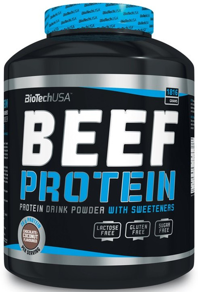 Beef Protein, Vanilla Cinnamon - 1816g
