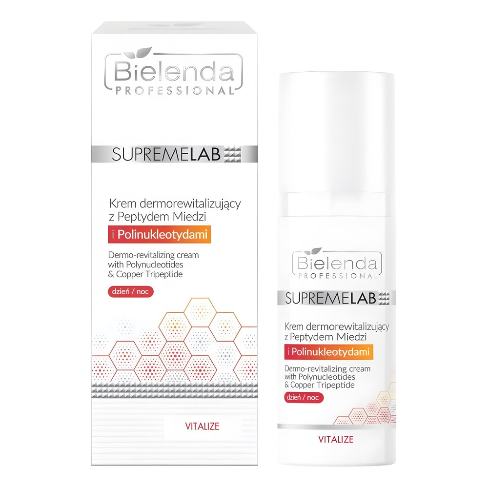 Bielenda Professional Vitalize SupremeLab Dermorevitalizing Cream with Copper Peptide and Polynucleotides 50ml