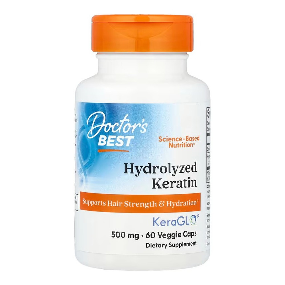 Hydrolyzed Keratin, 500mg - 60 vcaps
