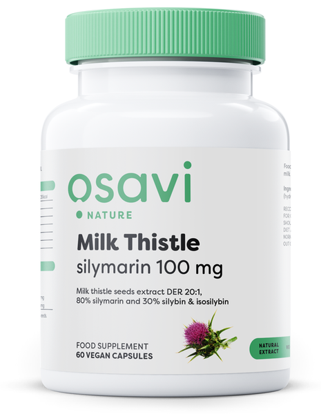 Osavi Milk Thistle Silymarin 100mg 60 vegan caps