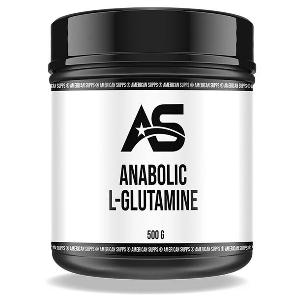 American Supps Anabolic L-Glutamine Powder for Muscle Recovery and Gut Health 500g