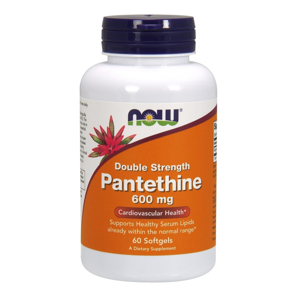 Now Foods Pantethine 600mg Double Strength 60 Capsules