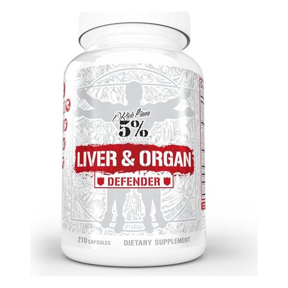 5% Nutrition Liver & Organ Defender Legendary Series 270 Capsules