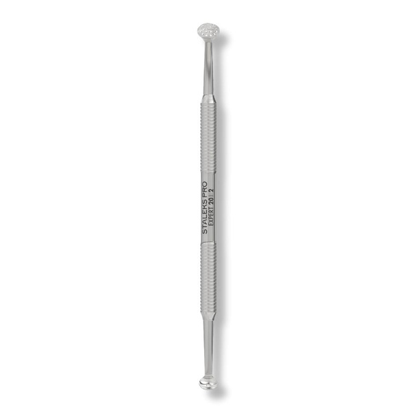 Staleks Pro Expert 20 Type 2  Cosmetology Double‑Ended Spoon Uno + Round with 19 holes ZE-20/2