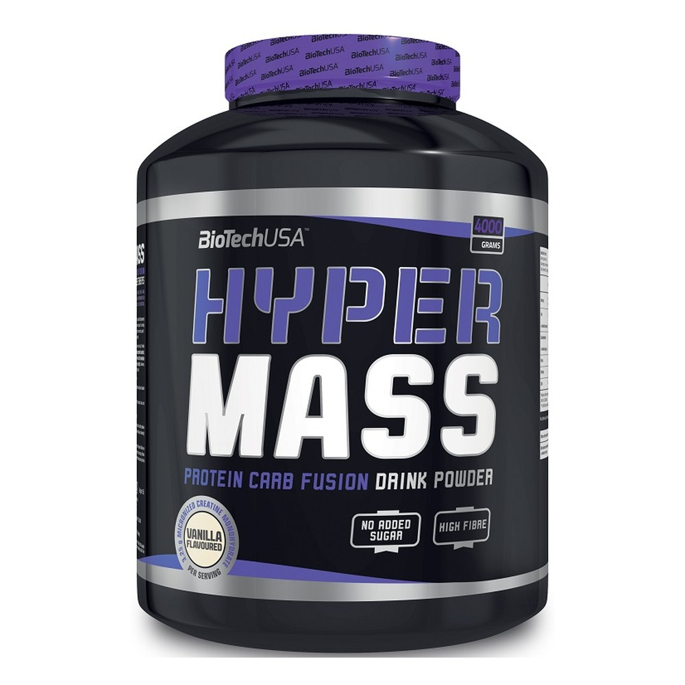 BioTechUSA Hyper Mass Vanilla Gainer for Muscle Mass Growth 4000g