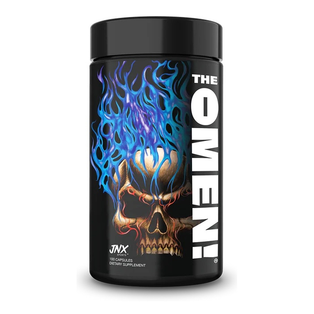 JNX Sports The Omen! Non-Stimulant Caffeine-Free Fat Burner For Weight Management 100 Vegan Capsules