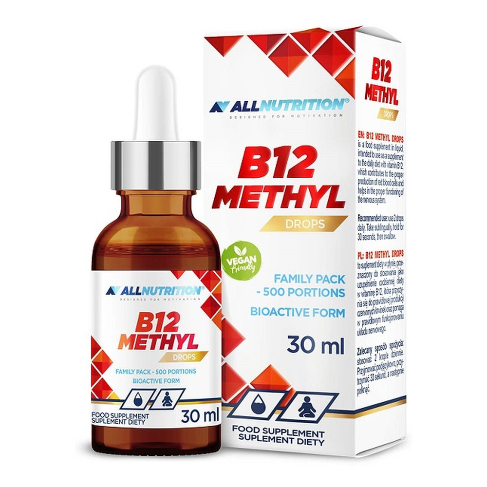 Allnutrition B12 Methyl Drops containing Vitamin B12 in Drops 30ml