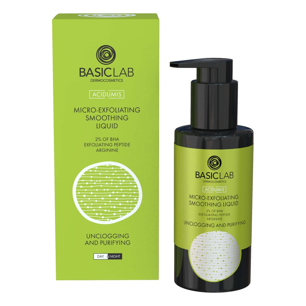BasicLab Smoothing Micro-Exfoliating Fluid with 2% BHA for Problematic Skin 100ml