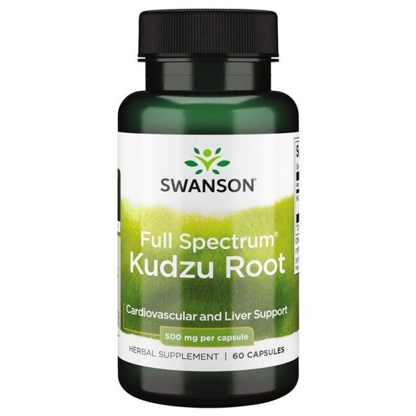Swanson Kudzu Root 500mg Support for Changing Habits 60 Capsules