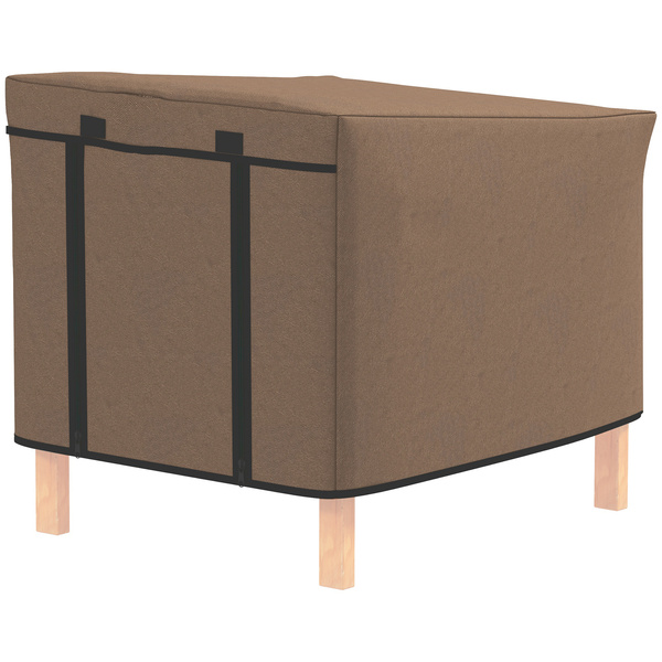 PawHut Water-Resistant Rabbit Hutch Cover for X-D2-0047 and Similar Models, 43 x 52 x 37cm, Brown