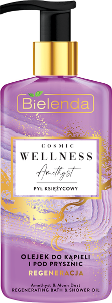 Bielenda Cosmic Wellness Amethyst Regenerating Body Bath and Shower Oil 250ml