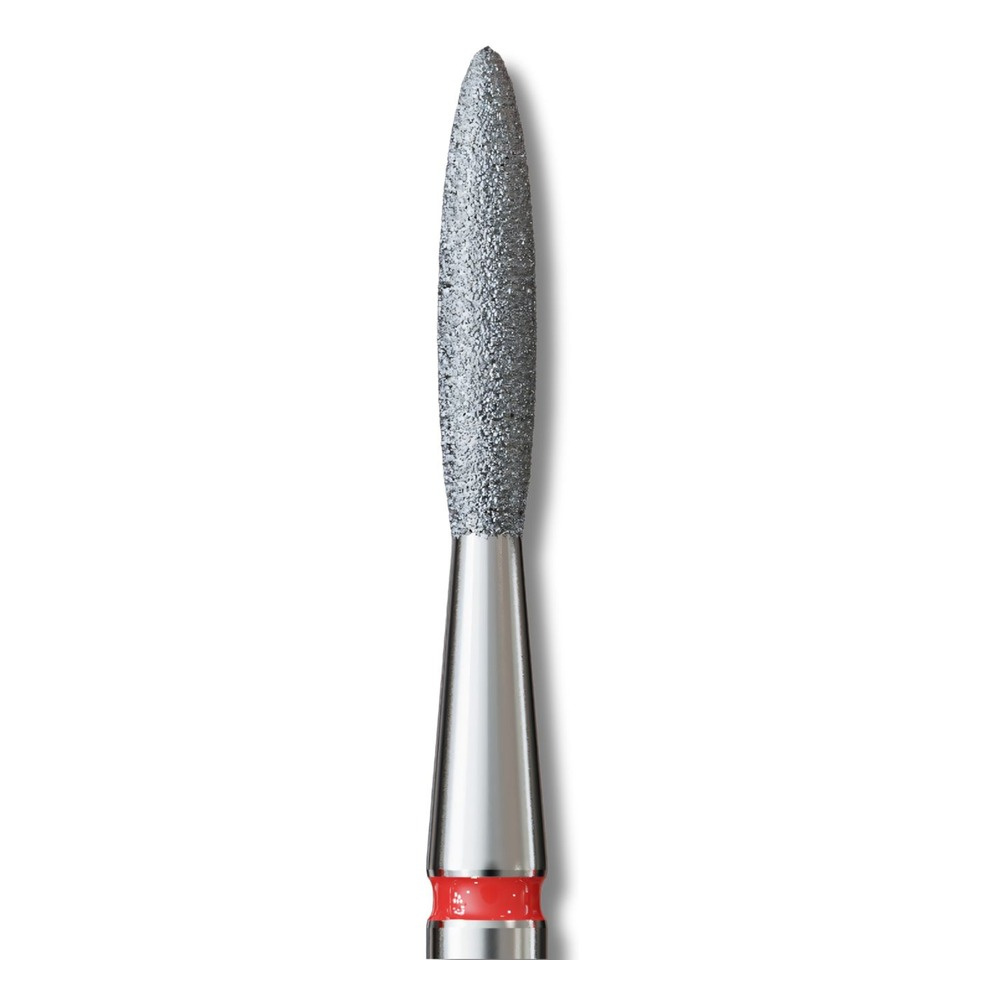 IQ Nails Diamond Nail Drill Bit Long Flame Shaped Fine 1.8mm 243R.514.018 1 Piece