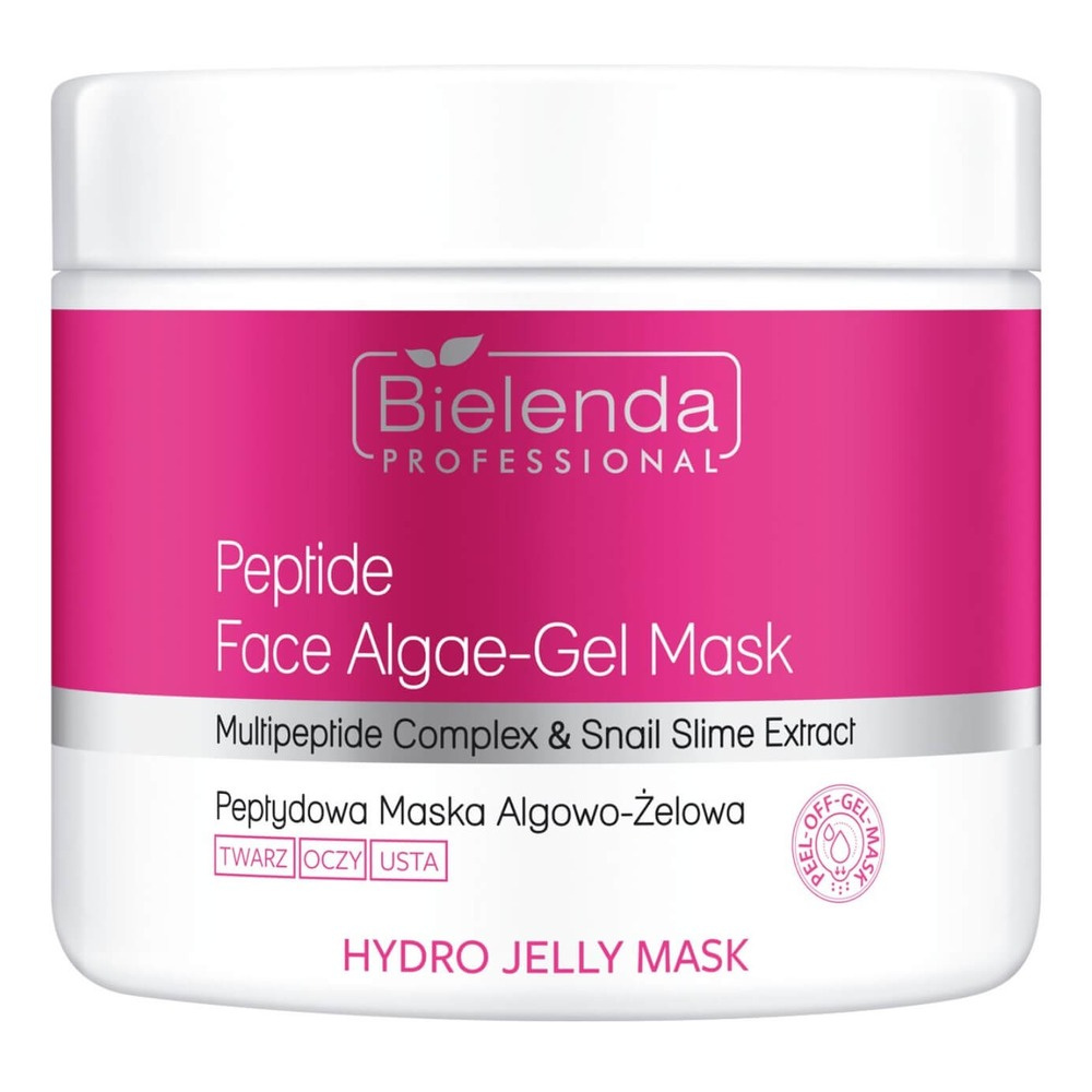Bielenda Professional Hydro Jelly Anti-Wrinkle Algae-Gel Mask with Peptides and Snail Slime 190g