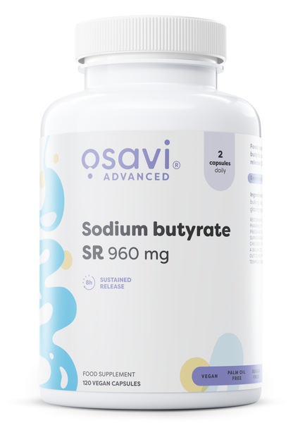 Osavi Sodium Butyrate SR 960mg 120 vegan caps