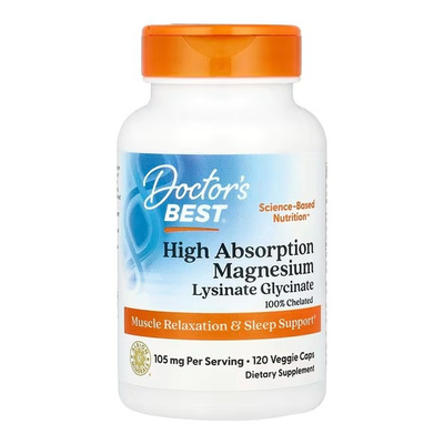 High Absorption Magnesium, 105mg - 120 vcaps
