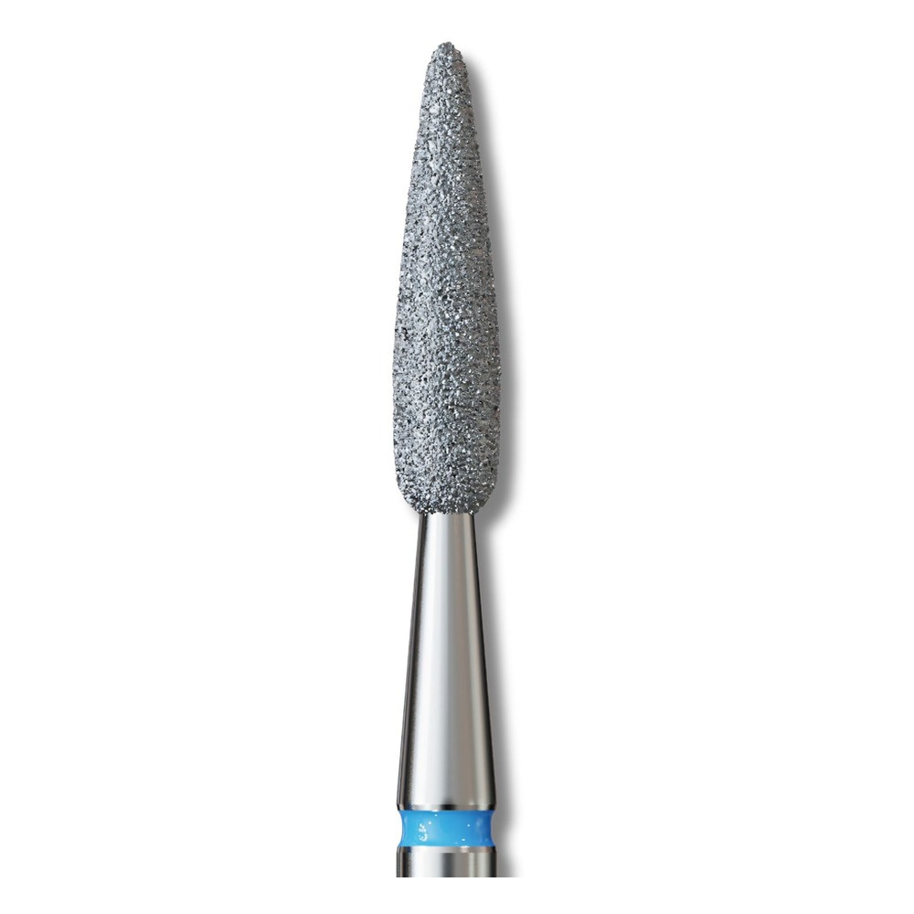 IQ Nails Diamond Nail Drill Bit Long Flame Shape Medium Fine 2.3mm 243R.524.023 1 Piece