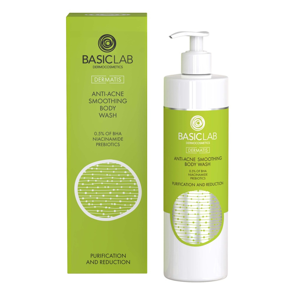BasicLab Smoothing Cleansing Gel against Imperfections with 0.5% BHA for Problematic Skin 300ml