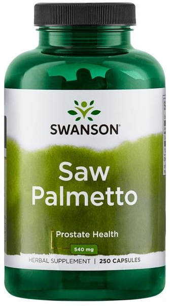 Swanson Saw Palmetto 540mg for Men's Health 250 Capsules