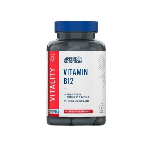 Applied Nutrition Vitamin B12 Vitality Range for Reduction of Tiredness and Fatigue 90 Capsules