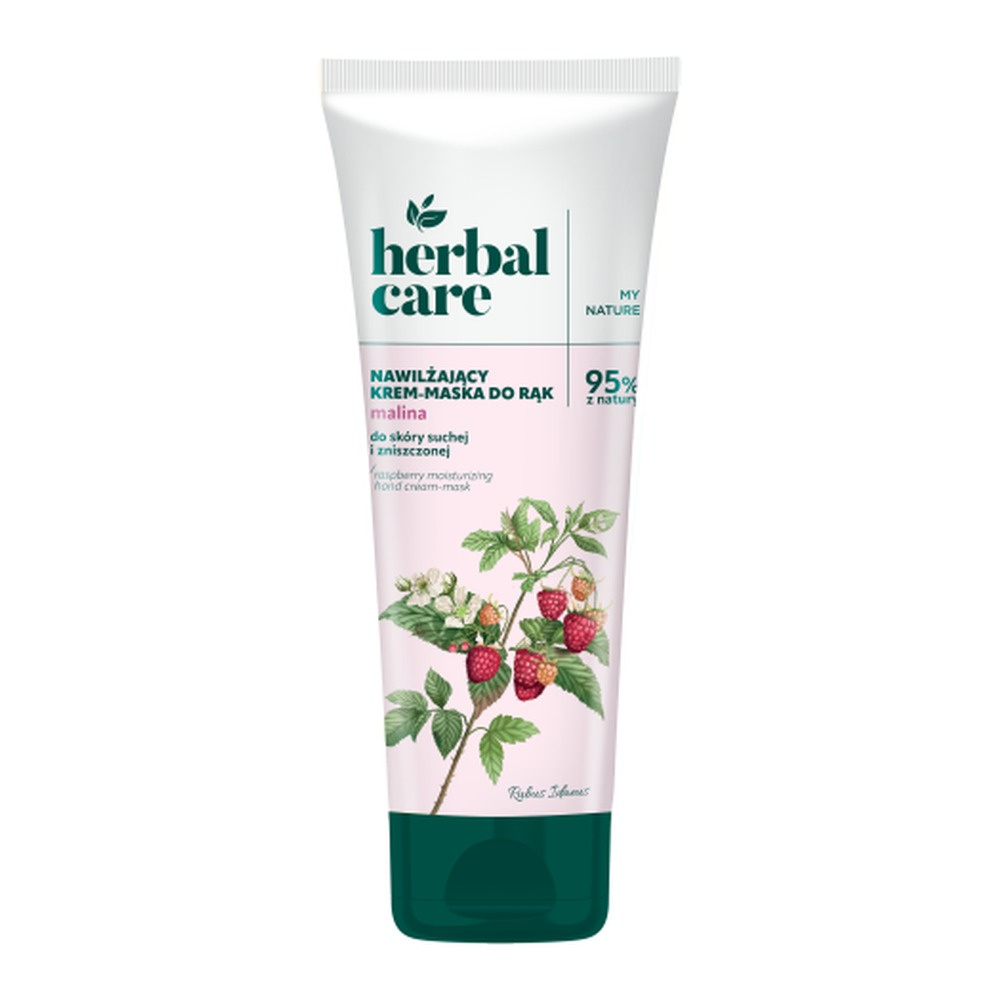 Herbal Care Raspberry Moisturizing Hand Cream-Mask 100ml