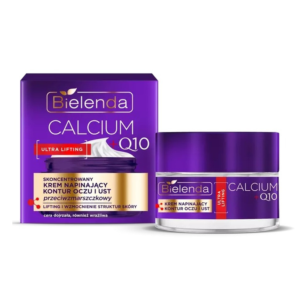 Bielenda Calcium + Q10 Anti-Wrinkle Tightening Eye and Lip Contour Cream 15ml