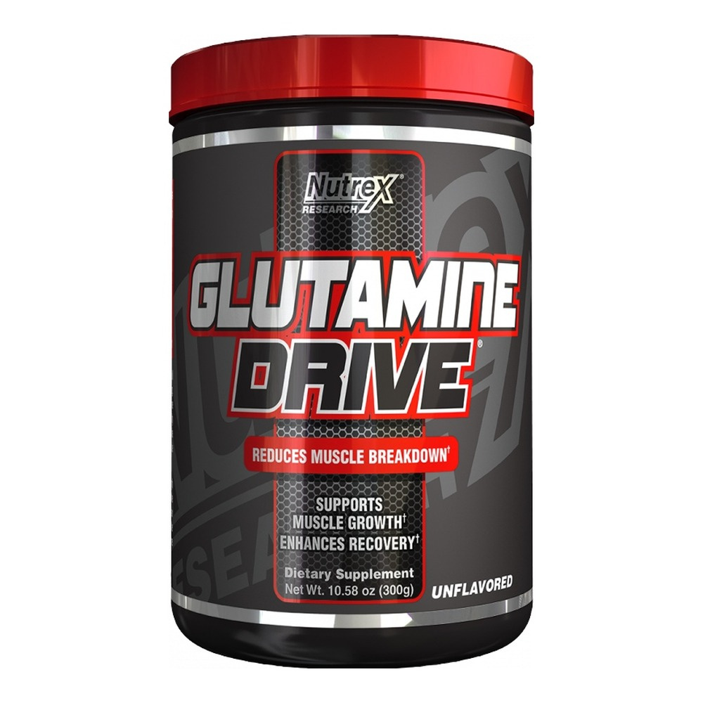 Nutrex Glutamine Drive L-Glutamine Powder Unflavored for Muscle Recovery 300g